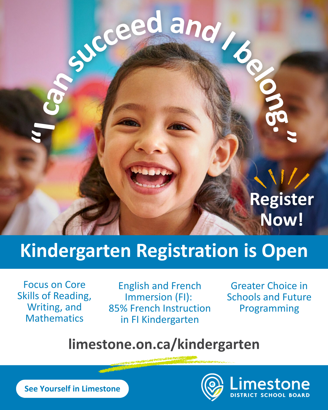 2026 01 05 Kindergarten Student Registration E Newsletter Graphic 1