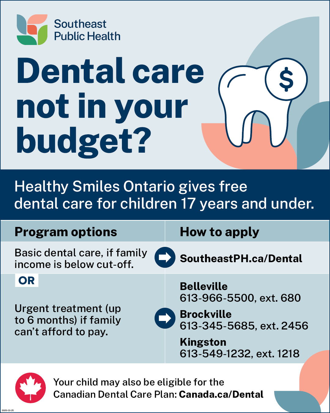 2026 03 25 oral health month newsletter insert